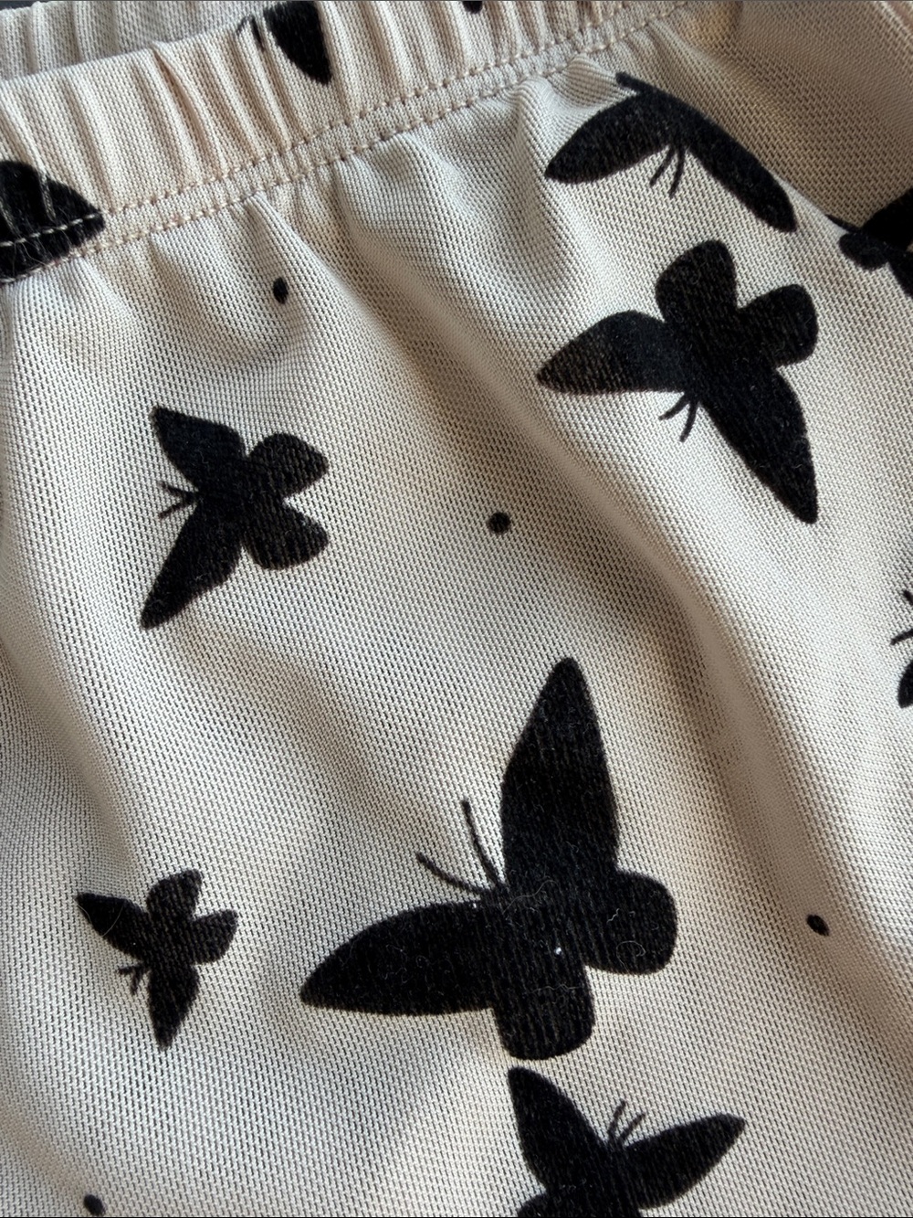 VRG GRL Butterfly prints wide Flare Leggings - Picture 5 of 5